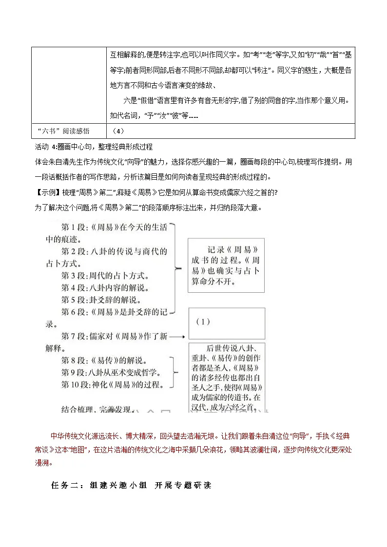 中考语文第03讲《经典常谈》阶段探究任务 学案(通用版)第3页