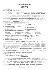 2025年吉林省长春市新区中考二模语文试题（中考模拟 ）