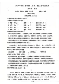 2025年四川省成都市树德实验中学中考二模语文试卷（中考模拟 ）