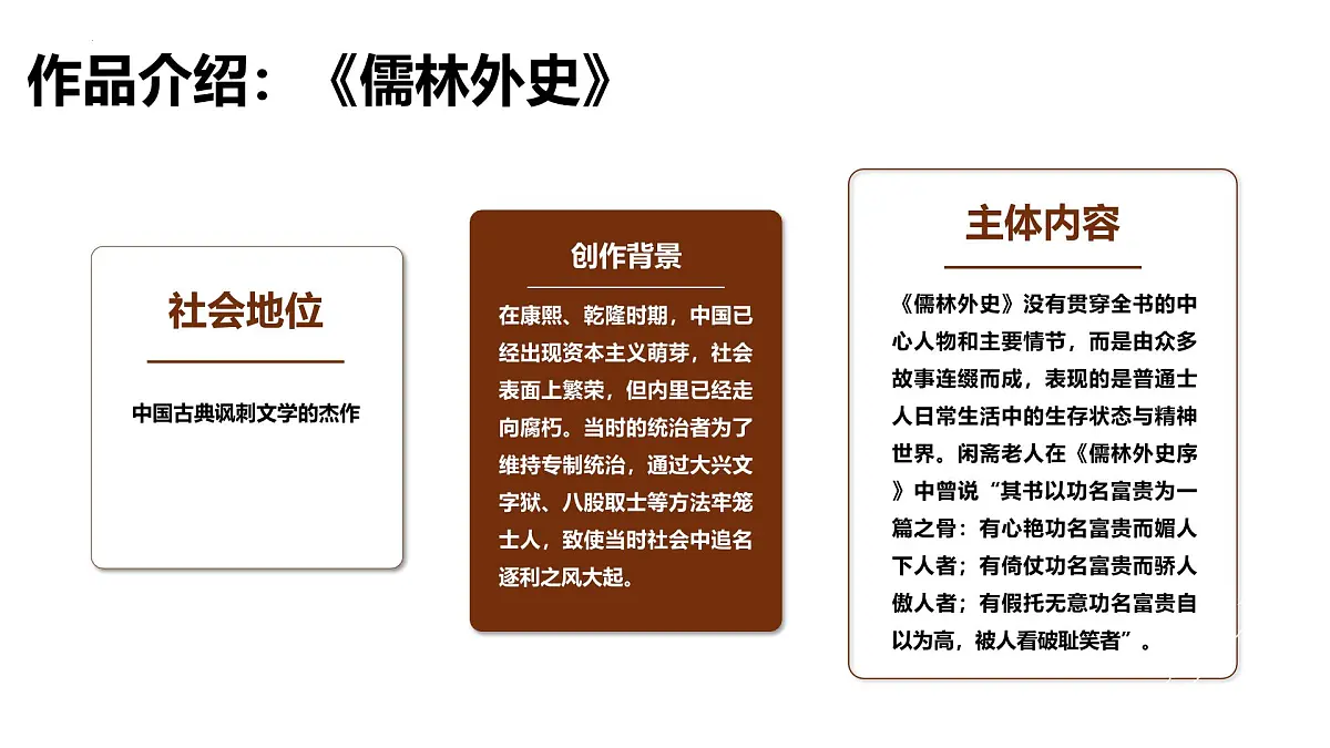 专题12 儒林外史【名著概览】-新课标中考语文必读名著考点速记精练(全国通用)课件PPT第5页