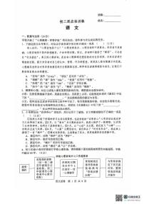 2025年湖南省长沙市长郡双语实验中学中考三模语文试题