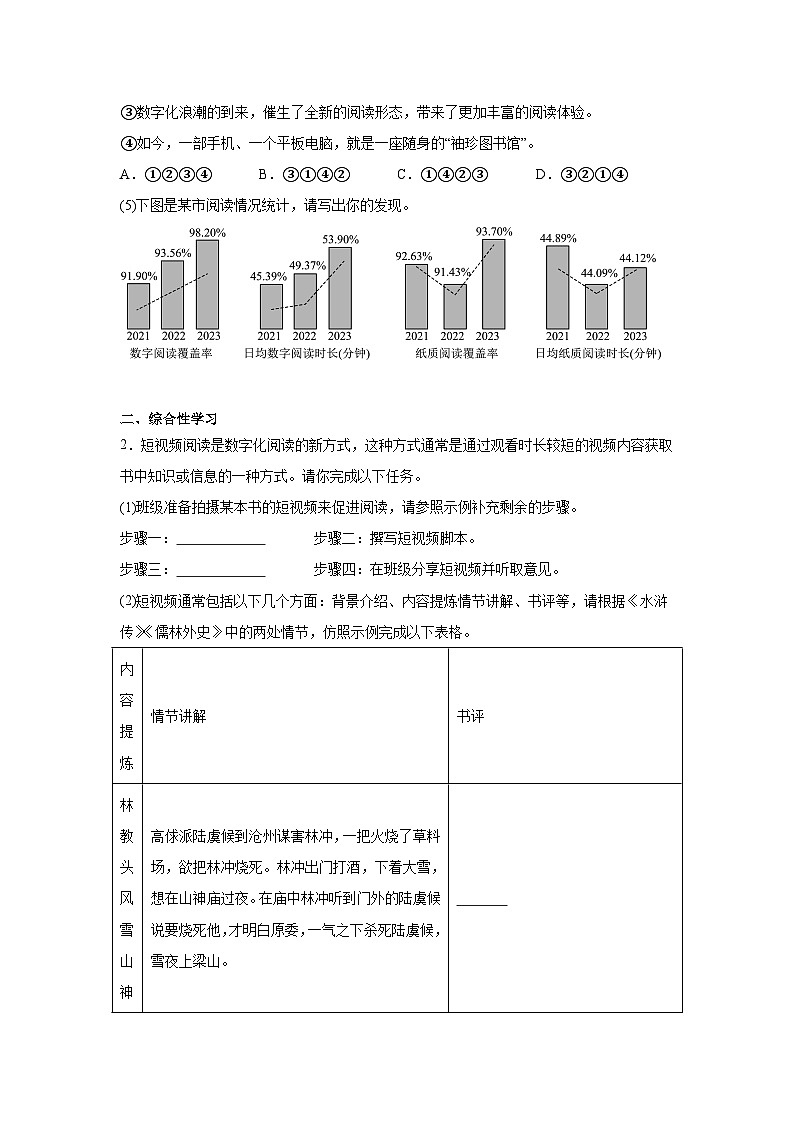 2025年江苏省东海县中考二模语文试题(附答案解析)第2页