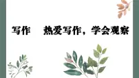 初中语文人教部编版(2024)七年级上册(2024)热爱写作,学会观察课文配套课件ppt