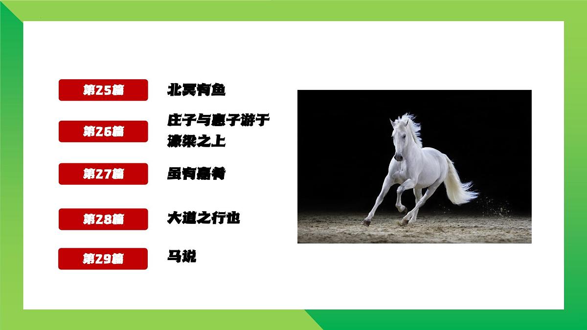 2025年中考语文一轮复习课内文言文阅读(25-29篇) 课件-第2页
