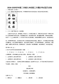 2025年甘肃省武威市凉州区九年制学校中考三模语文试题