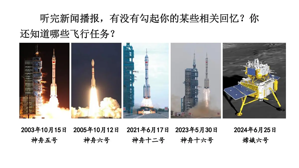 初中语文新人教部编版八年级上册第一单元2 中国人首次进入自己的空间站教学课件(2025秋)第3页