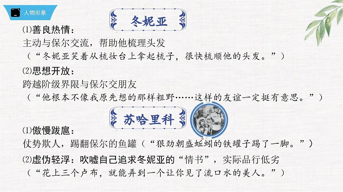 新人教部编版语文七下 第五单元《钢铁是怎样炼成的》第1部第三章 章节课件第5页
