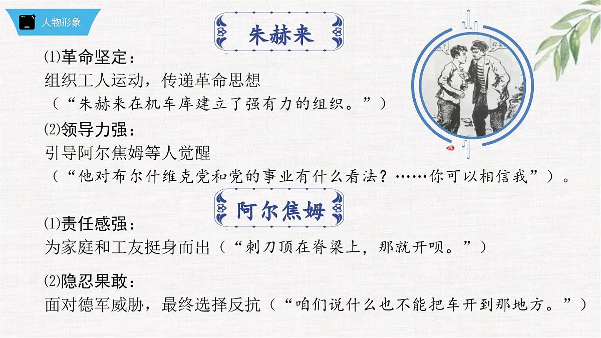 新人教部编版语文七下 第五单元《钢铁是怎样炼成的》第1部第三章 章节课件第6页