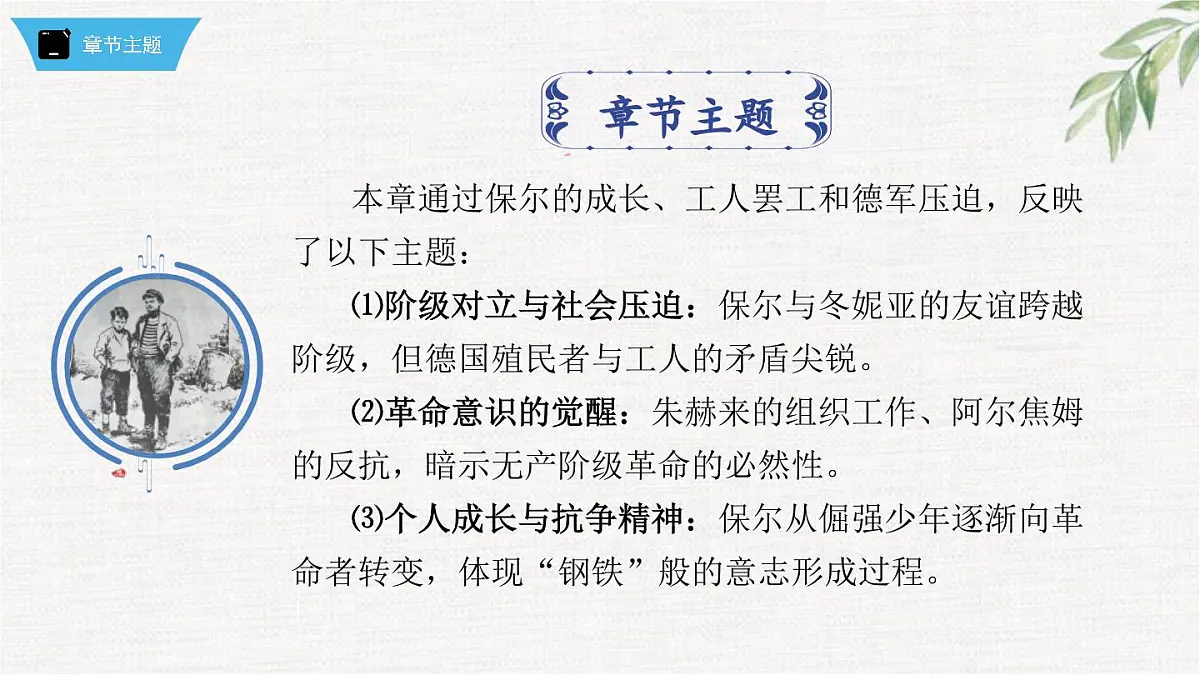 新人教部编版语文七下 第五单元《钢铁是怎样炼成的》第1部第三章 章节课件第7页