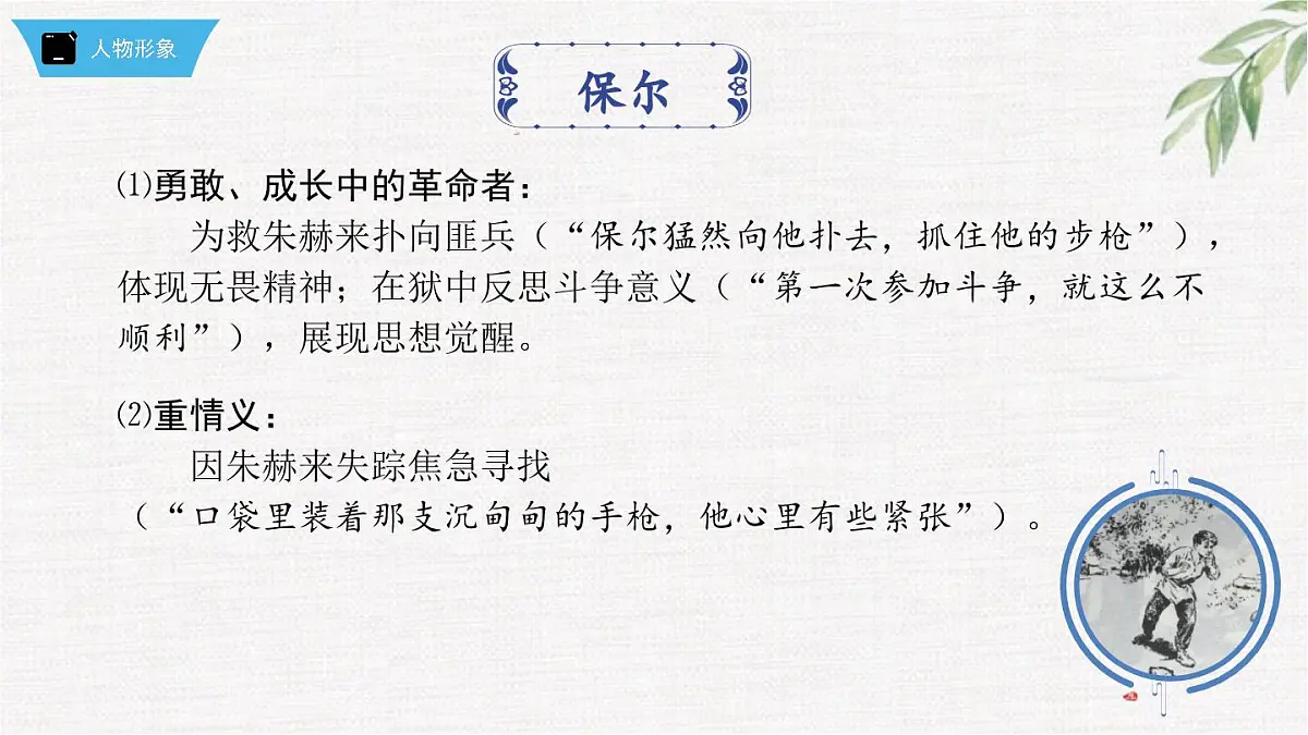 新人教部编版语文七下 第五单元《钢铁是怎样炼成的》第1部第五章 章节课件第4页