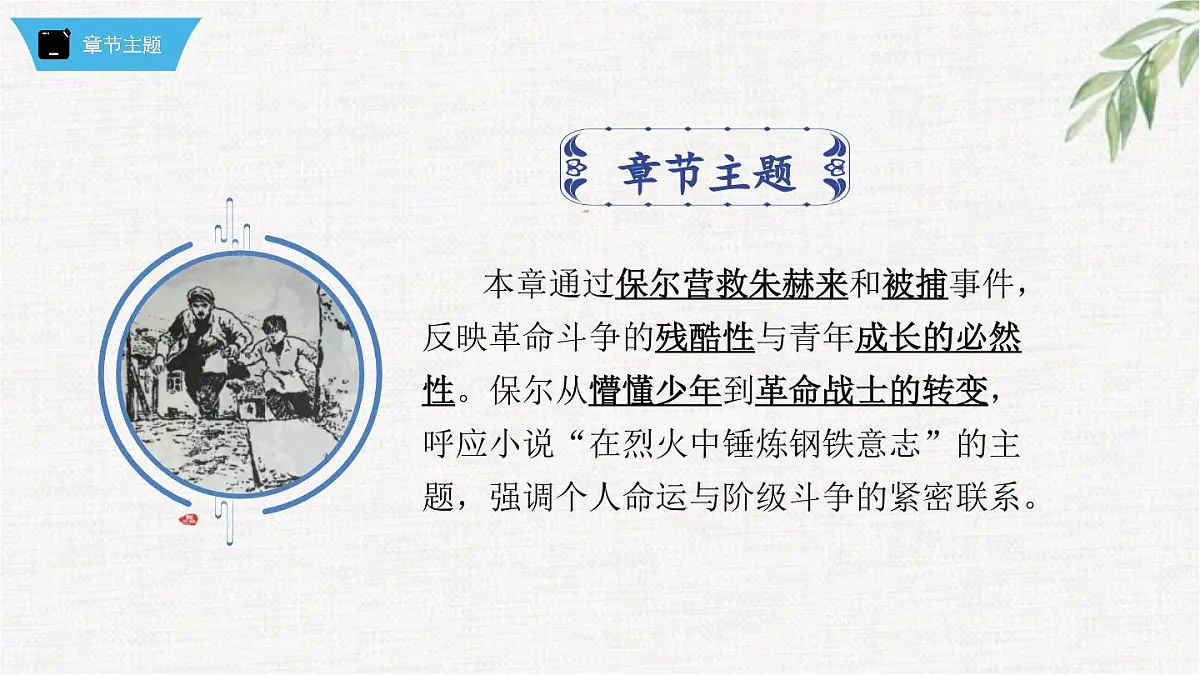 新人教部编版语文七下 第五单元《钢铁是怎样炼成的》第1部第五章 章节课件第7页