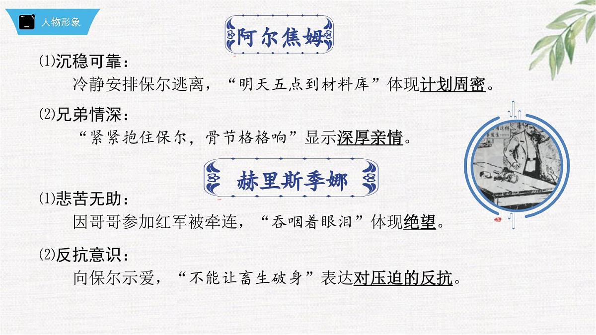 新人教部编版语文七下 第五单元《钢铁是怎样炼成的》第1部第六章 章节课件第5页