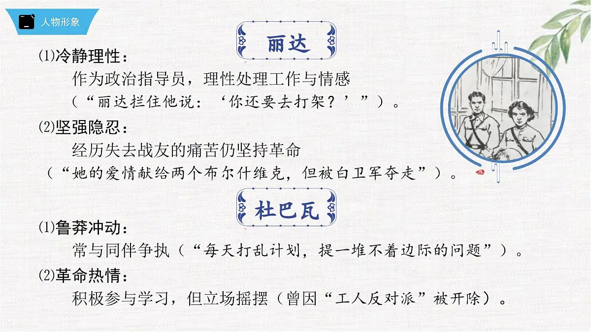 新人教部编版语文七下 第五单元《钢铁是怎样炼成的》第2部第一章 章节课件第5页