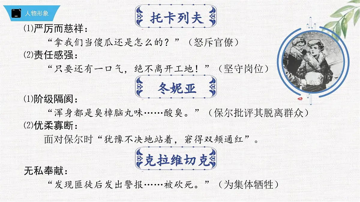新人教部编版语文七下 第五单元《钢铁是怎样炼成的》第2部第二章 章节课件第5页