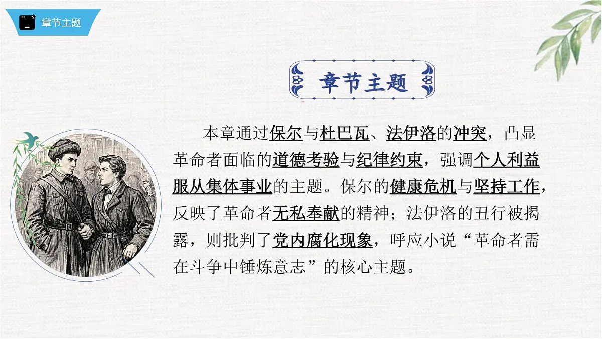 新人教部编版语文七下 第五单元《钢铁是怎样炼成的》第2部第六章 章节课件第6页