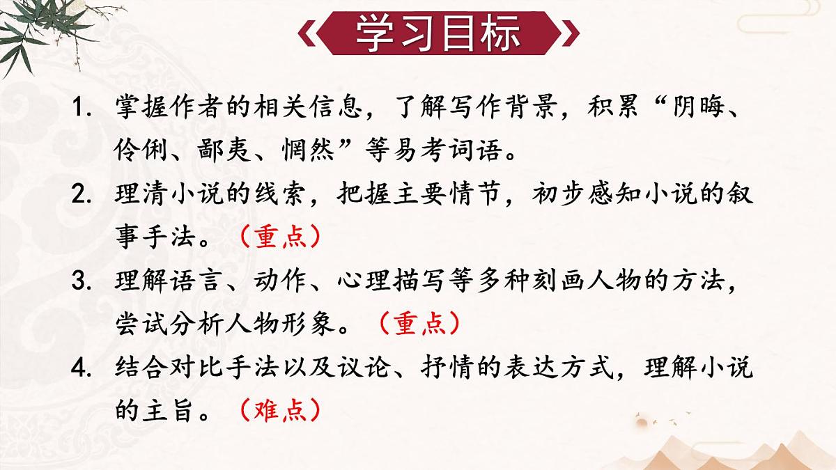 2025年秋九年级上册语文课件 15 故乡第4页