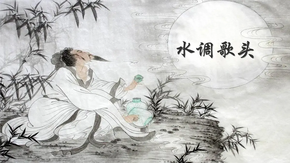 统编版九年级语文上册课件《诗词三首-水调歌头》第2页