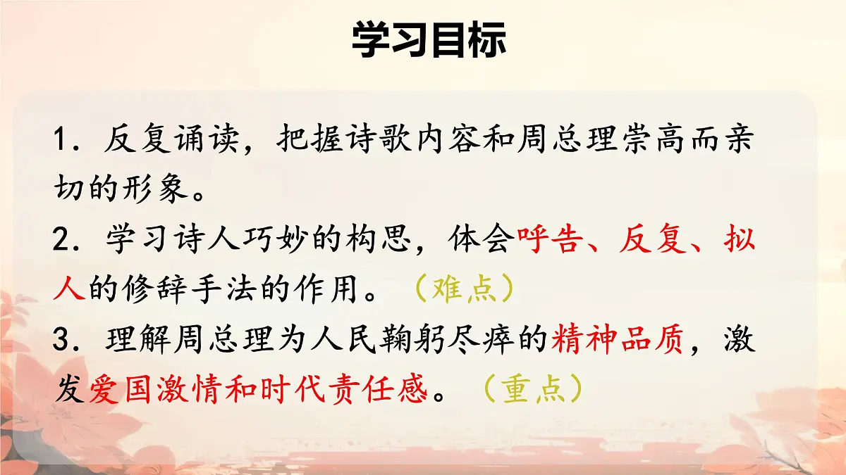 《2 周总理,你在哪里》课件 统编版语文九年级上册第7页