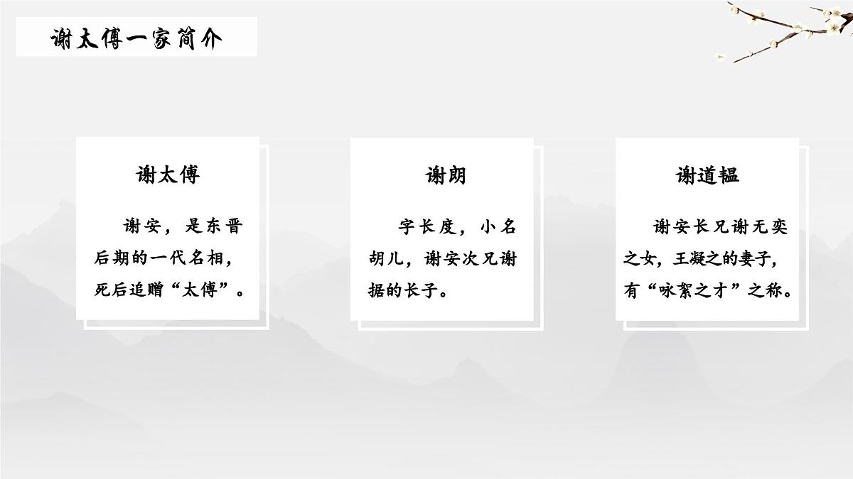七年级上册 8 《世说新语》二则《咏雪》课件第5页