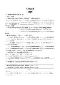 安徽合肥市三十中学2024-2025学年八年级下学期期末语文试卷