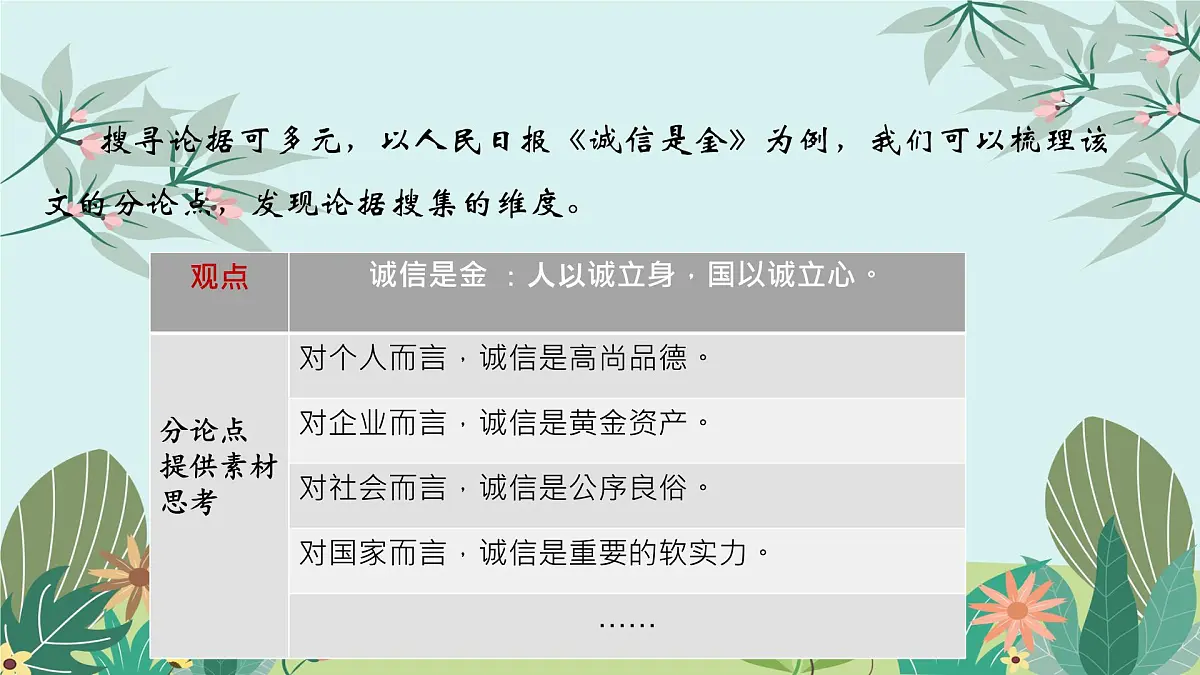 第三单元议论要言之有据-课件——2024-2025学年九年级语文上册(统编版)第6页