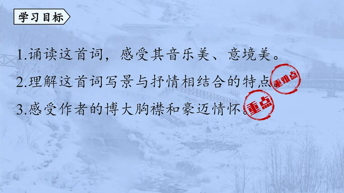1.沁园春雪-2025—2026学年统编版语文九年级上册课件第5页