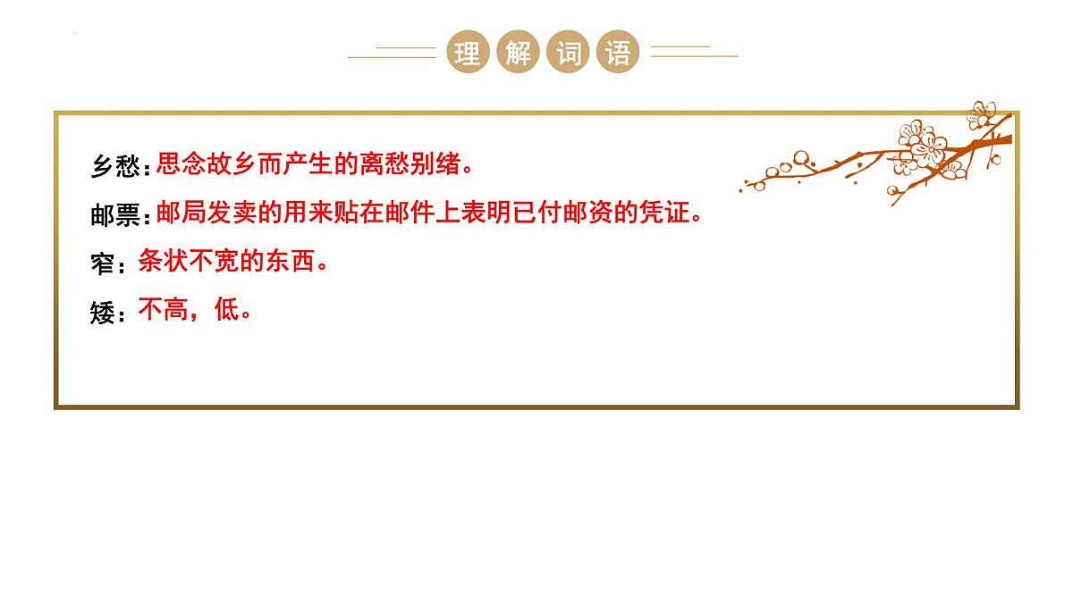 部编九年级云上册第一单元同步精品课件第4课《乡愁》 (余光中)第7页