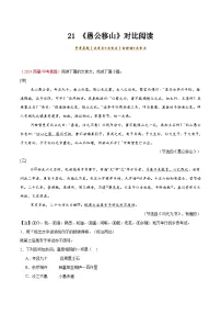 21. 《愚公移山》对比阅读-2026年中考语文之文言文对比阅读讲练（全国通用）