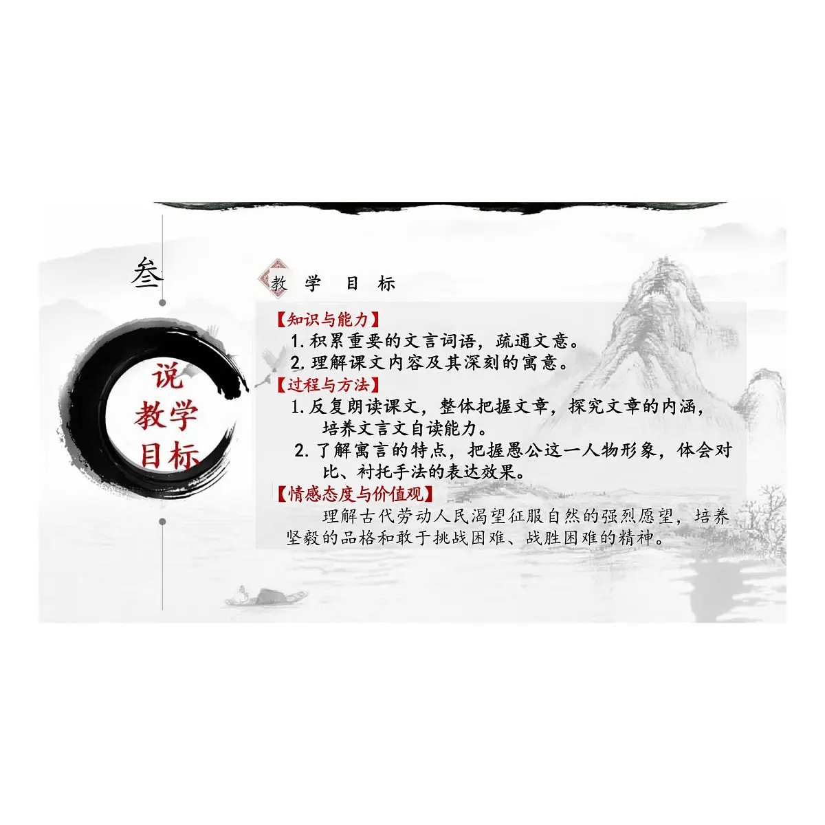 第24课《愚公移山》说课课件 统编版语文八年级上册第5页
