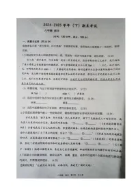 河南省实验中学2024-2025学年八年级下学期期末考试 语文试卷（pdf版，含答案）