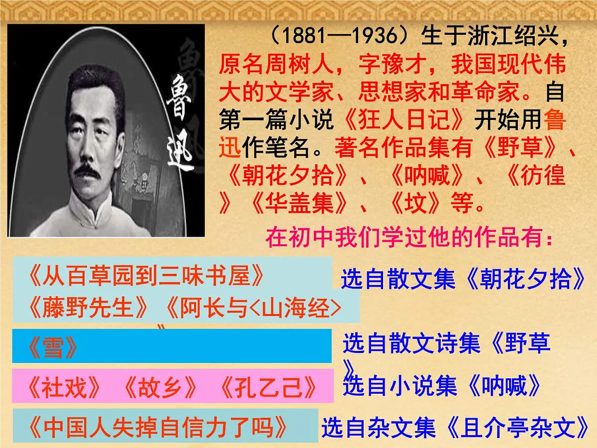 第15课《故乡》课件—2025-2026学年统编版语文九年级上册第3页