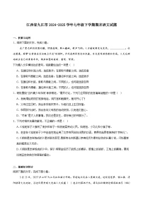 江西省九江市2024-2025学年七年级下学期6月期末考试语文试卷