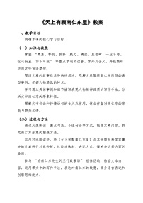 人教部编版（2024）八年级上册（2024）9*天上有颗南仁东星/王宏甲（新增）优秀教学设计