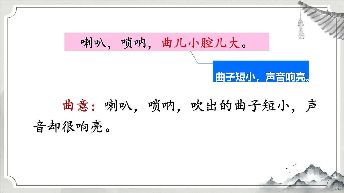 第六单元 课外古诗词诵读《朝天子·咏喇叭》课件 2025-2026学年统编版语文九年级下册第6页