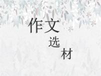 2026年中考语文复习作文专题之写作选材 课件