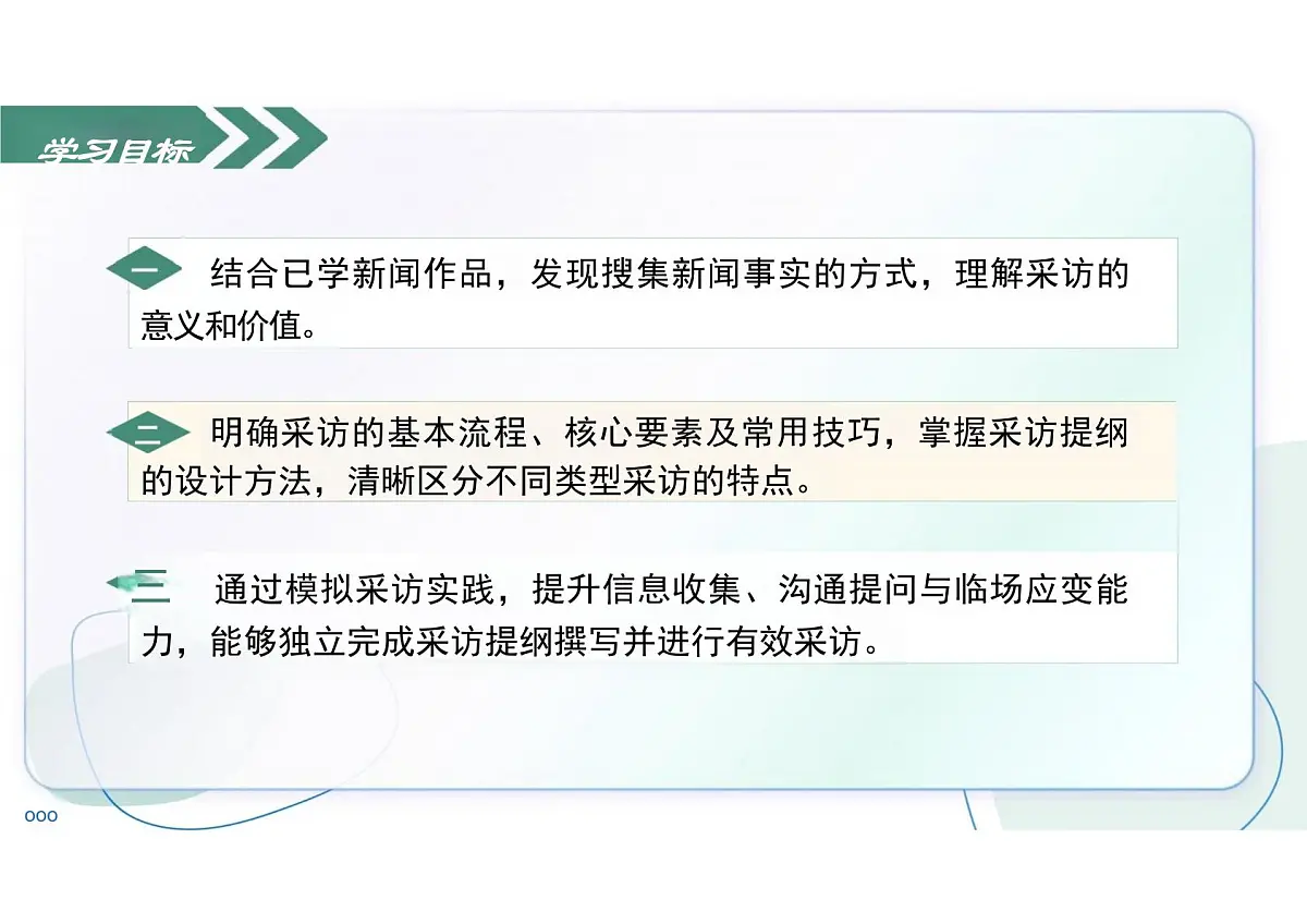 第一单元任务二 新闻采访 教学课件语文统编版2024八年级上册第3页