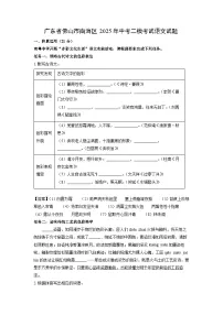 广东省佛山市南海区2025年中考二模考试 语文试卷（解析版）
