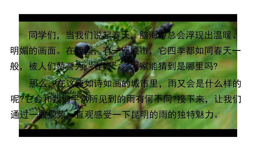 統(tǒng)編版語(yǔ)文八年級(jí)上冊(cè)18《昆明的雨》課件第3頁(yè)