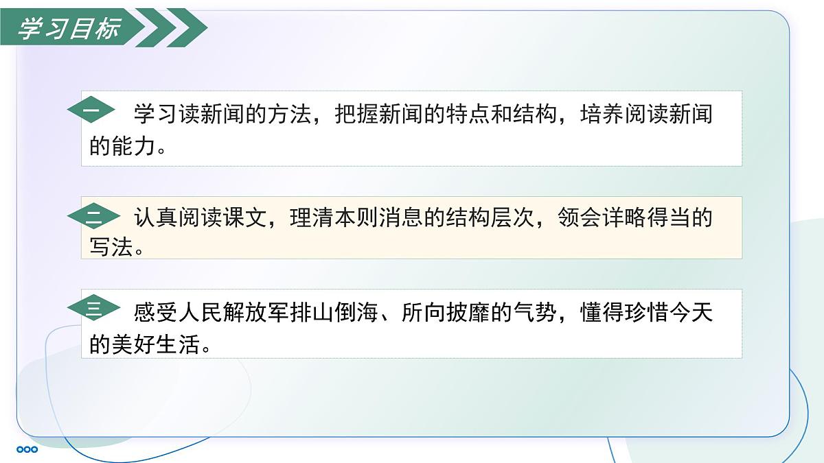部编版语文八年级上册 1.2 人民解放军百万大军横渡长江 同步课件第3页