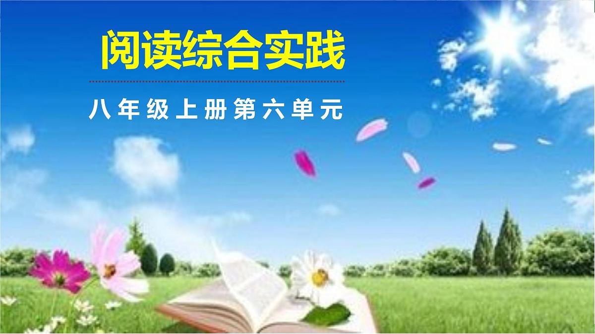 八上第六单元《阅读综合实践》课件第1页