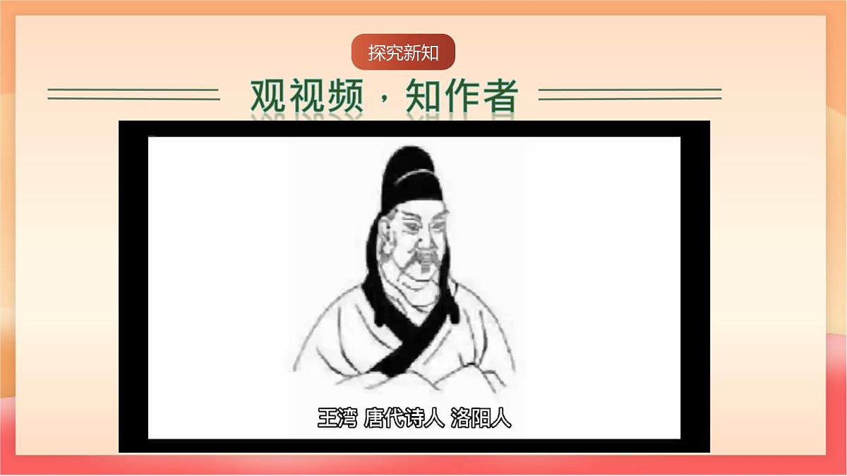 人教部编版(五四制)语文七年级上册(2024)第4课 《次北固山下》课件第6页