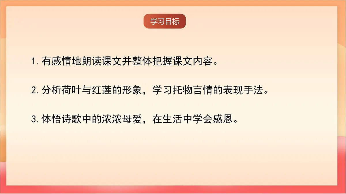 人教部编版(五四制)语文七年级上册(2024)第7课 《荷叶·母亲》课件第4页