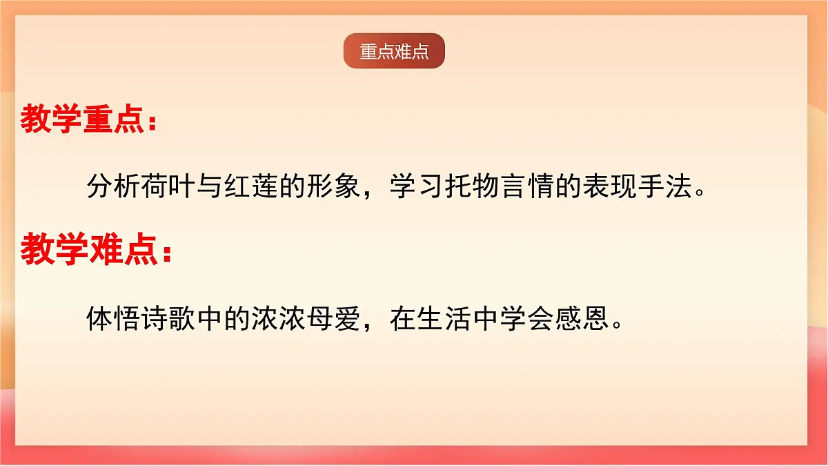 人教部编版(五四制)语文七年级上册(2024)第7课 《荷叶·母亲》课件第5页