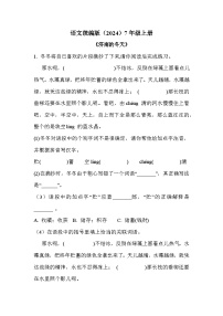 语文人教部编版(2024)雨的四季/刘湛秋优秀练习