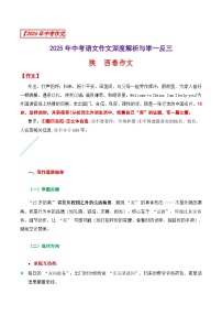 2025年陕西省中考作文（材料作文）-2025年中考语文作文深度解析与讲练（全国通用）