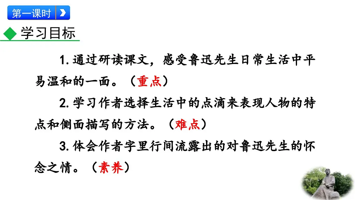 统编版语文八年级语文上册8 回忆鲁迅先生(节选) 课件第3页