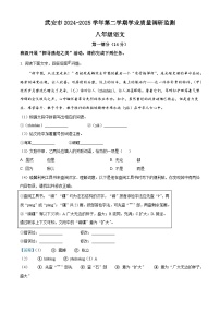 河北省邯郸市武安市2024-2025学年八年级下学期期末语文试题（含答案）