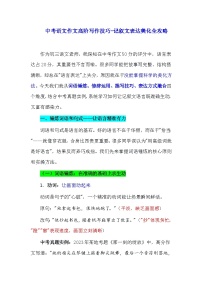 2026年中考语文作文高阶写作技巧-记叙文表达美化全攻略 学案（全国通用）