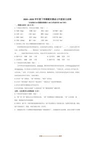 2024～2025学年辽宁省丹东市凤城市七年级下7月期末考试语文试卷(含答案)