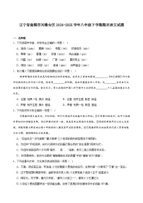 辽宁省盘锦市兴隆台区2024-2025学年八年级下学期7月期末考试语文试题（含答案）